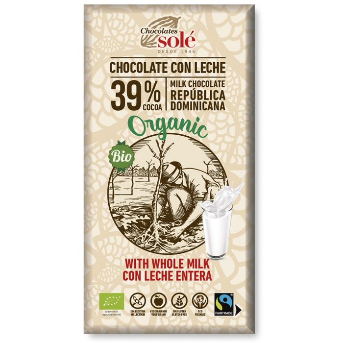 Xocolata amb llet 100g SOLÉ