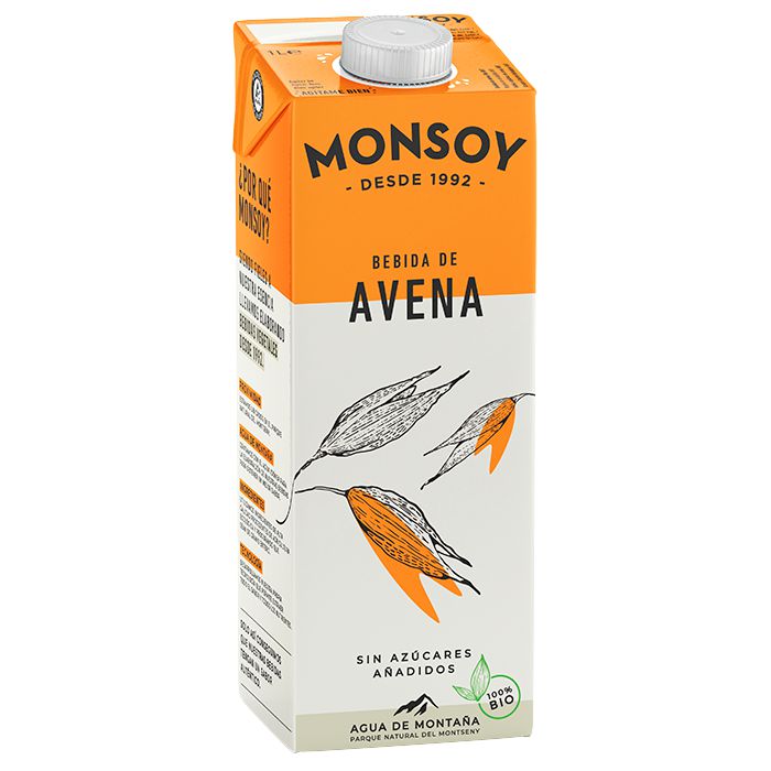 Beguda de civada 1l MONSOY