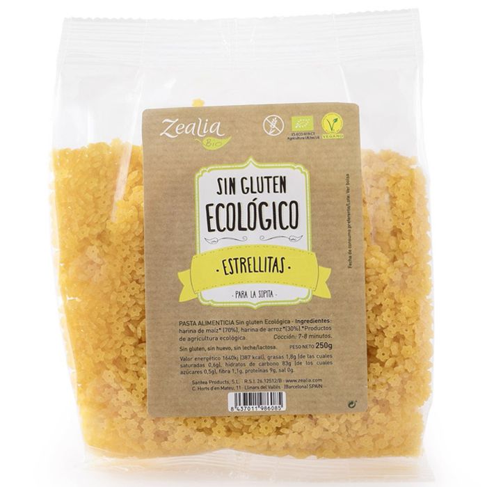 Estrelles sense gluten 250g ZEALIA