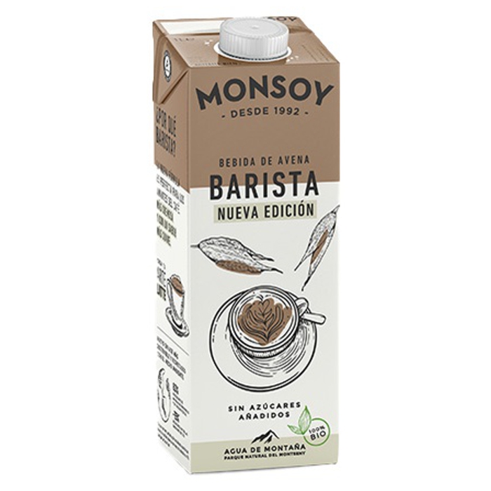 Beguda civada BARISTA 1l MONSOY