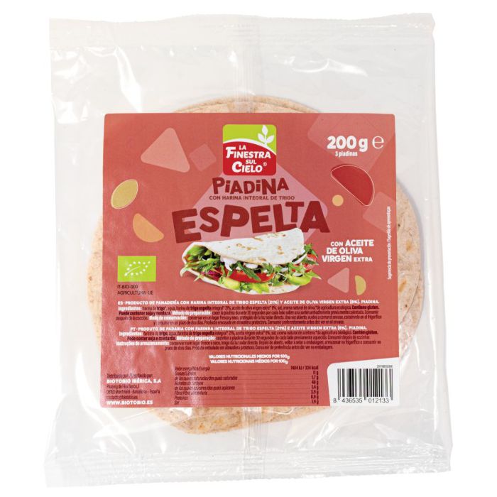 Piadina d'espelta 200g FINESTRA
