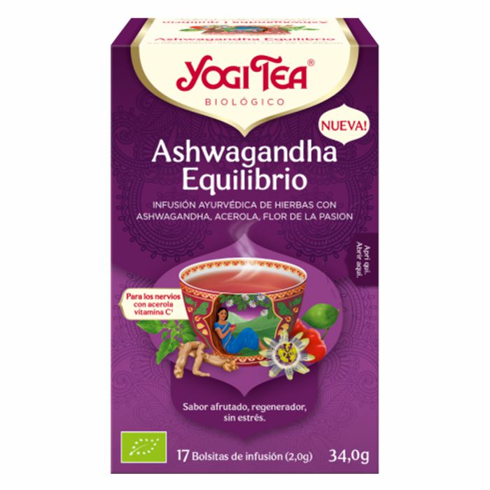 Infusió Ayurveda ASHWANDHA 34g YOGI TEA