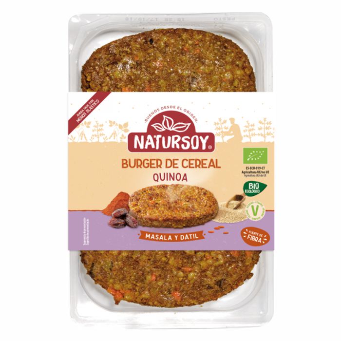 Burger QUINOA, MASALA... 2x100g NATURSOY
