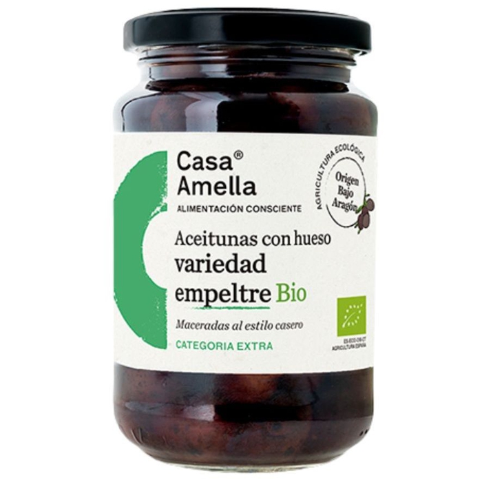 Olives negres empeltre 220g CASA AMELLA
