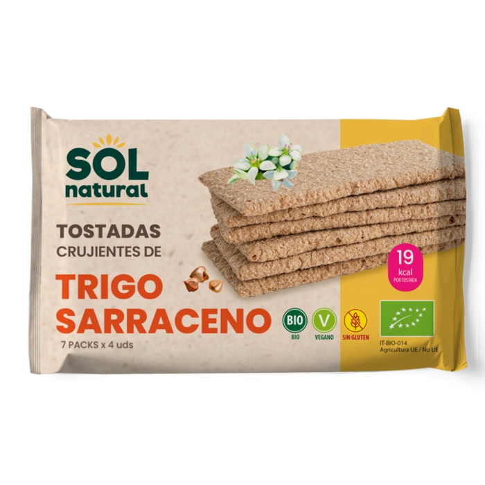 Pa cruixent SARRAÍ 140g SOL NATURAL